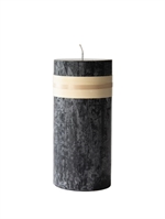 Lübech Living Timber Candle lys Sort højde 23 cm - Fransenhome